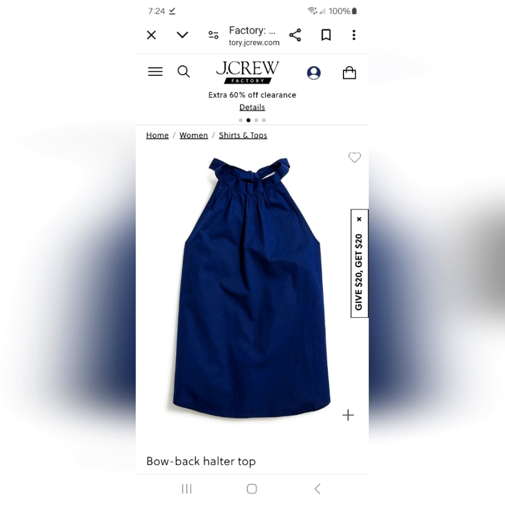 J Crew Halter Top
